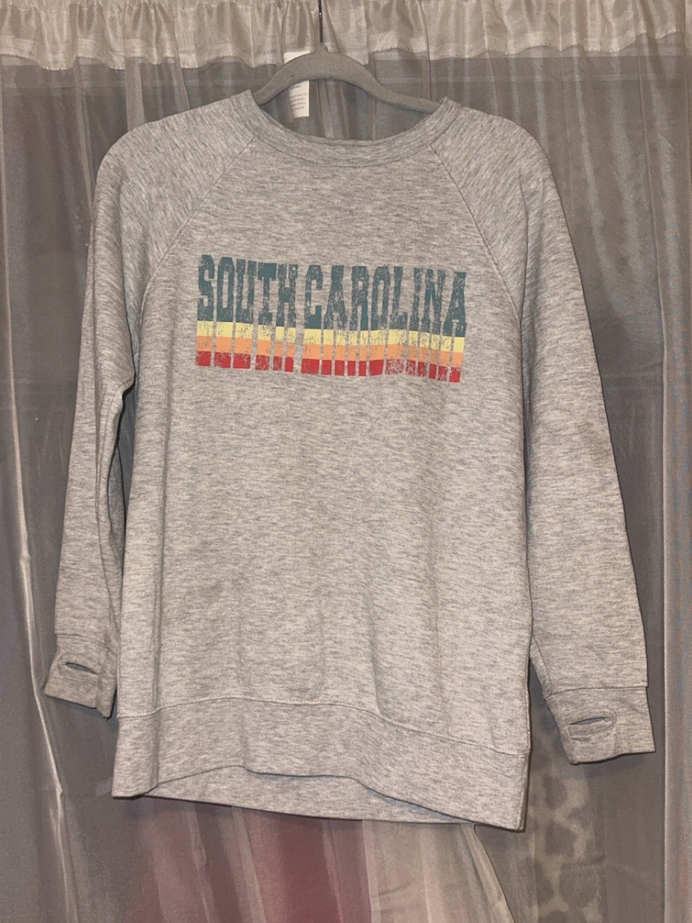 South Carolina Graphic Crewneck Sweatshirt - Gray - Picture 1 of 3